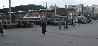 Белорусский вокзал. Место встречи группы